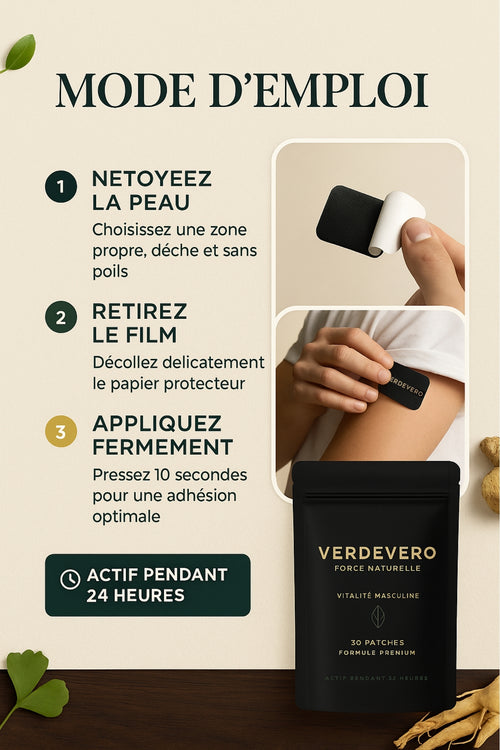 Verdevero Force NaturellePatches Vitalité Masculine